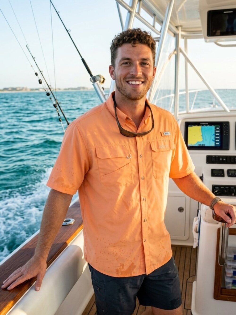 HABIT Outdoors Men's Short-Sleeve Fishing Shirt